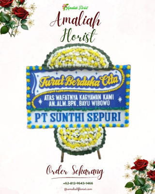 Papan Bunga Duka di Ubung