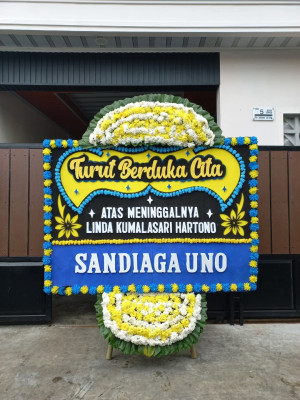Papan Bunga Duka di Ubung