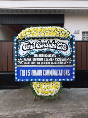 Papan Bunga Duka di Ubung